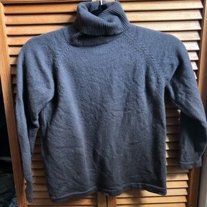 Brown turtleneck sweater